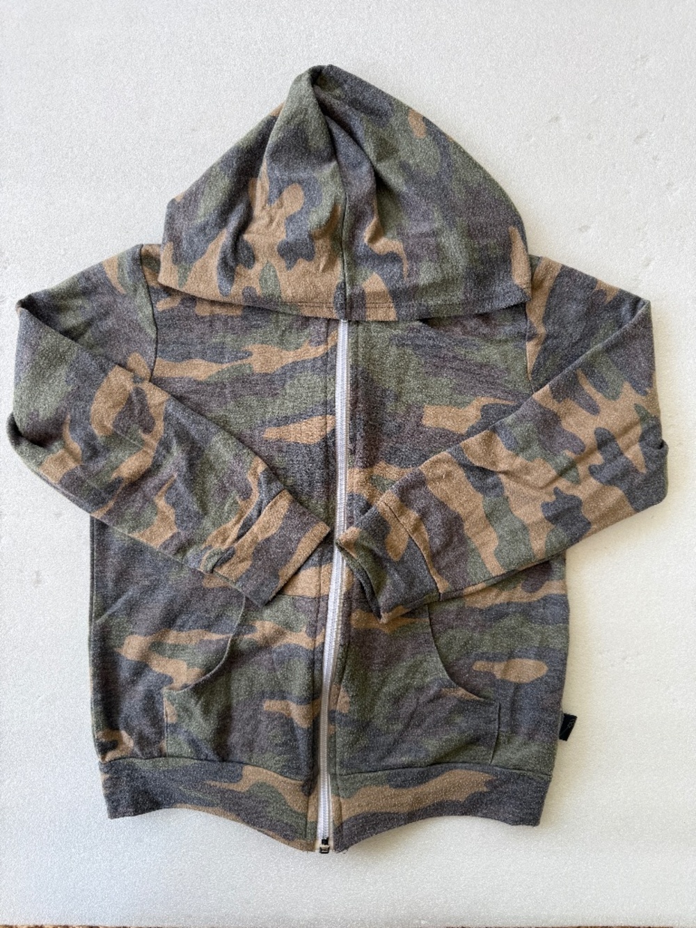 Pixie Lane Camo Zip Up Hoodie